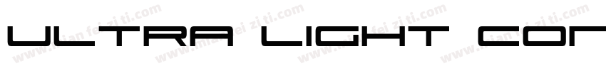 ultra light condensed字体转换